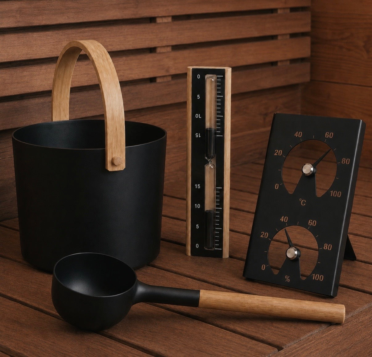 barrel sauna hygrometer kit